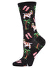 Tropical Spaniel Bamboo Blend Crew Socks
