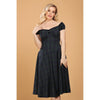 Dolores Black Watch Dress