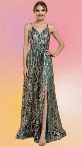 Ginger Satin Tiered Dress