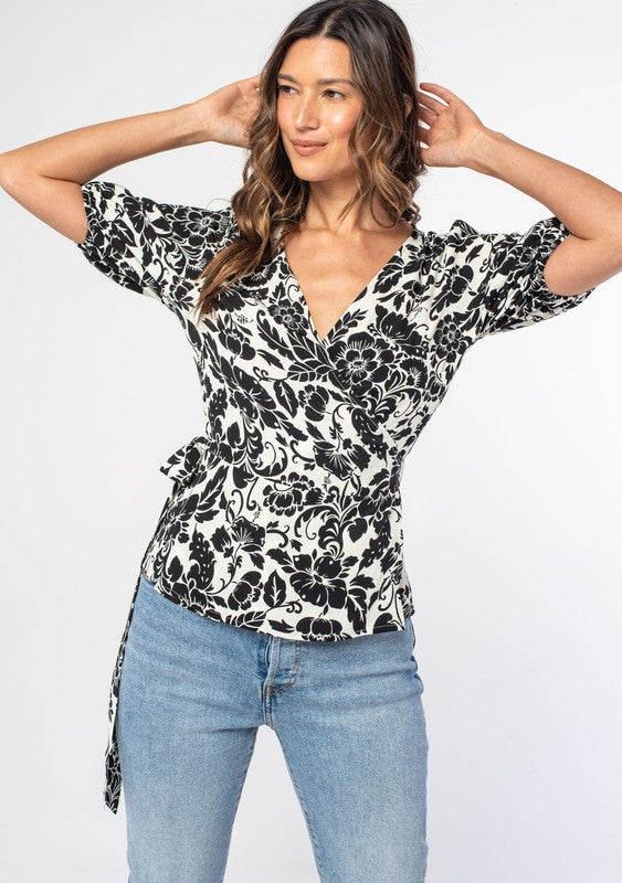 Found You Wrap Blouse