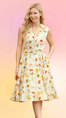 60's Tokyo Floral Jumpsuit