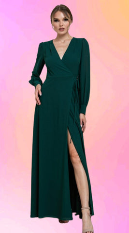 Ginger Satin Tiered Dress
