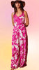 Fuschia Fantasy Wide Leg Jumpsuit