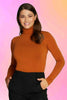 Bamboo Turtle Neck: Ginger
