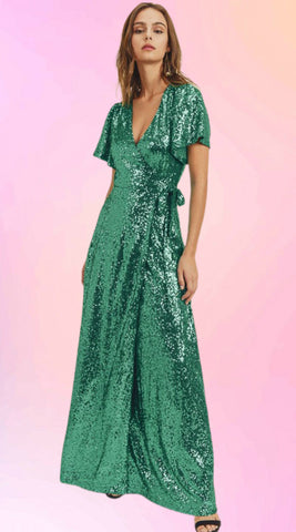 Ginger Satin Tiered Dress