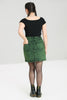 Green Acid Wash Mini Skirt