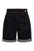 Classic Hi-Waisted Denim Shorts