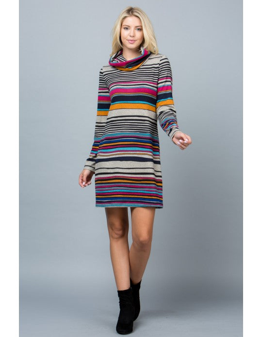 Right Stripes Soft Knit Dress