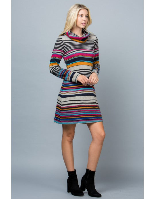 Right Stripes Soft Knit Dress