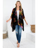 Magenta Magic Velvet Kimono
