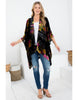 Magenta Magic Velvet Kimono