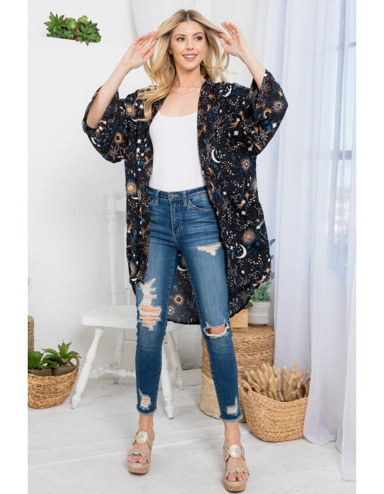 Gorgeous Galaxy Kimono