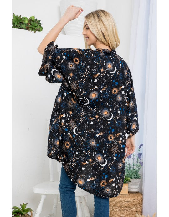 Gorgeous Galaxy Kimono
