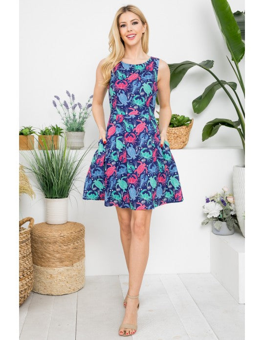 Day At The Aquarium Dress