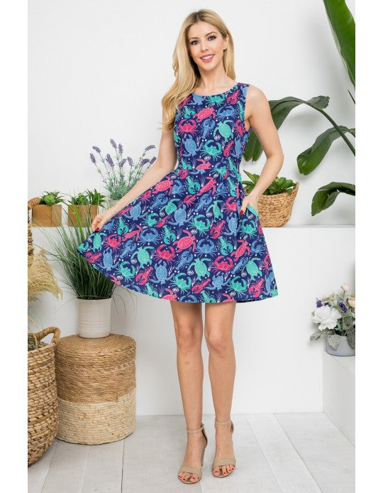 Day At The Aquarium Dress