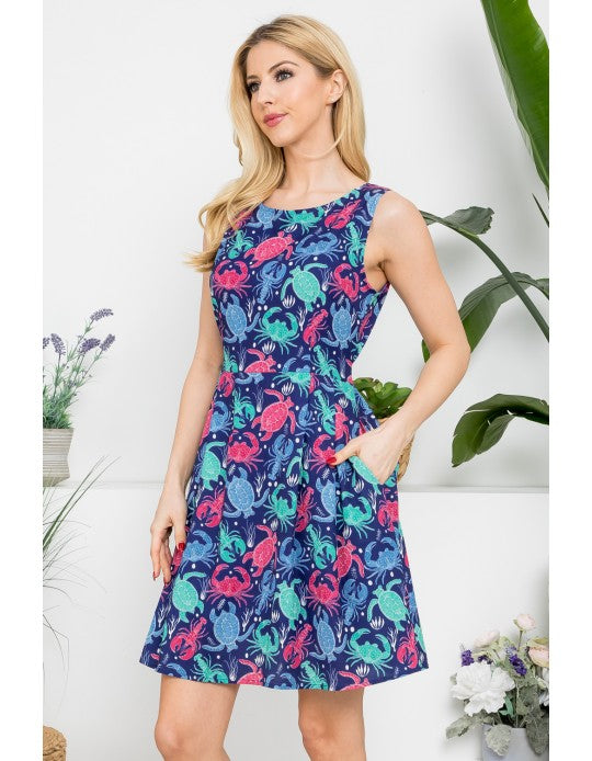 Day At The Aquarium Dress
