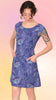 Luna Flower Cotton Shift Dress