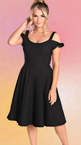 Black Lattice Dress