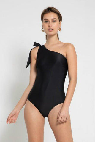 Vintage Style 2 Piece Swimsuit: Black Gingham