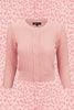 Vintage Style Crochet Cardigan: Peach