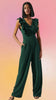 Free Bird Forest Ruffle Jumpsuit