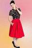 Red Swing Circle Skirt