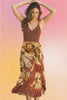 Tropical Mirage Sarong Skirt