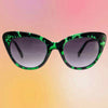 Shim Sham Shake Sunglasses: Green