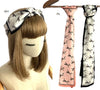 Dalmation Crossing Silky Scarf: Pink