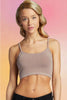 Bamboo Tankini Top: Taupe