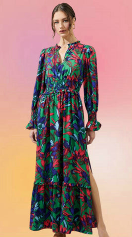 Grand Palm Shirt Dress
