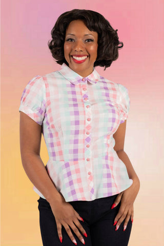 Paradise Garden Cotton Voile Top