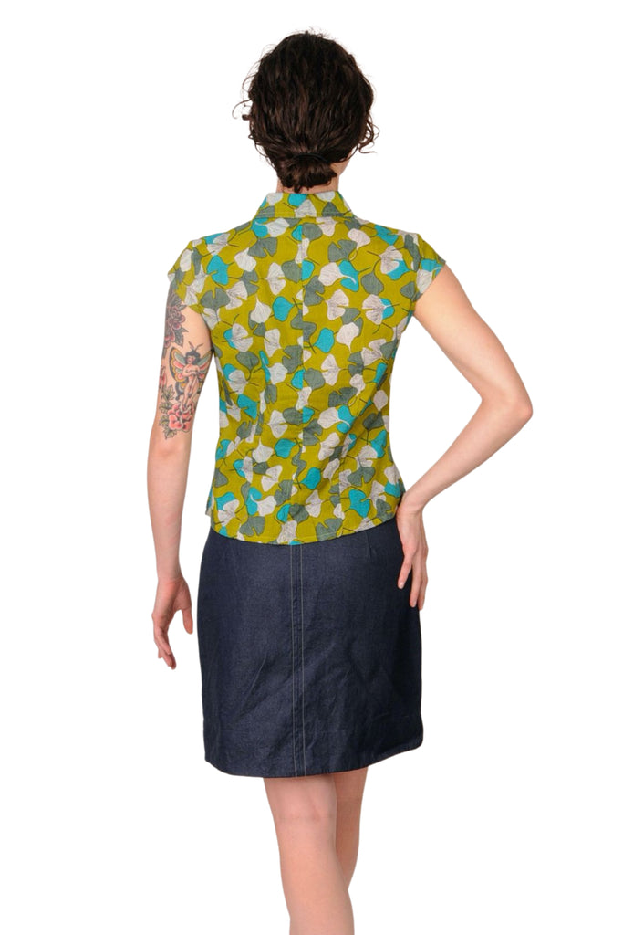 Gorgeous Gingko Cotton Blouse