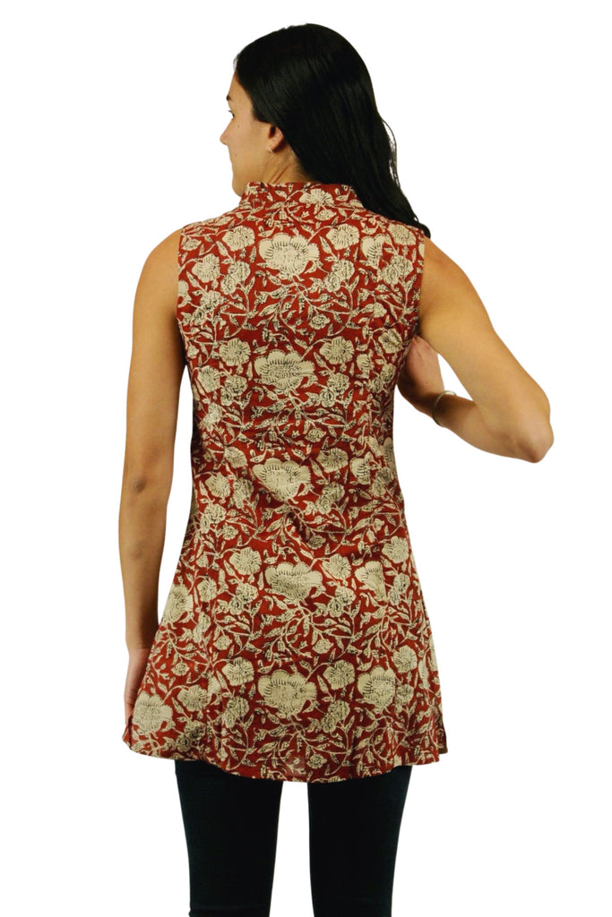 Vines Of Wine Cotton Tunic